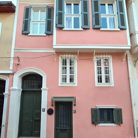 Historic Greek House With Sea View Balcony 빌라